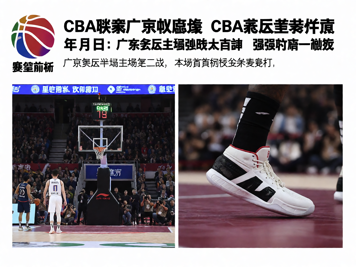 CBA联赛广东队与北京队比赛现场