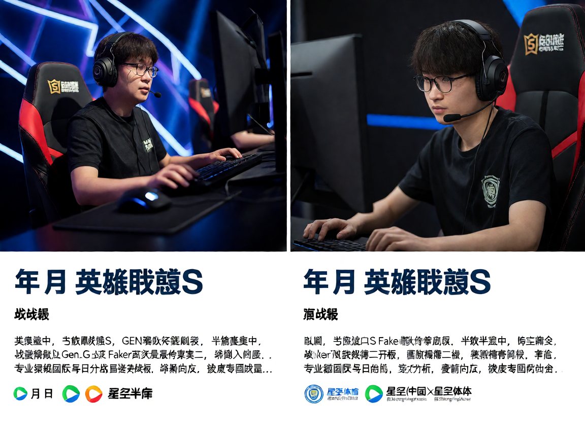 英雄联盟S14电竞赛事现场，选手比赛画面